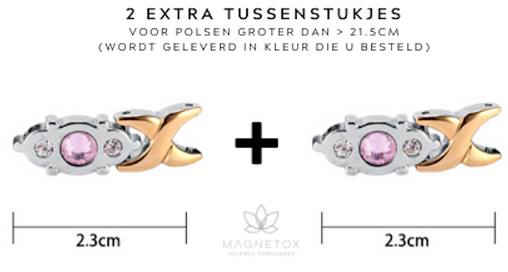 Helende Armband 'Crystal' (Grote maat) - Magnetox